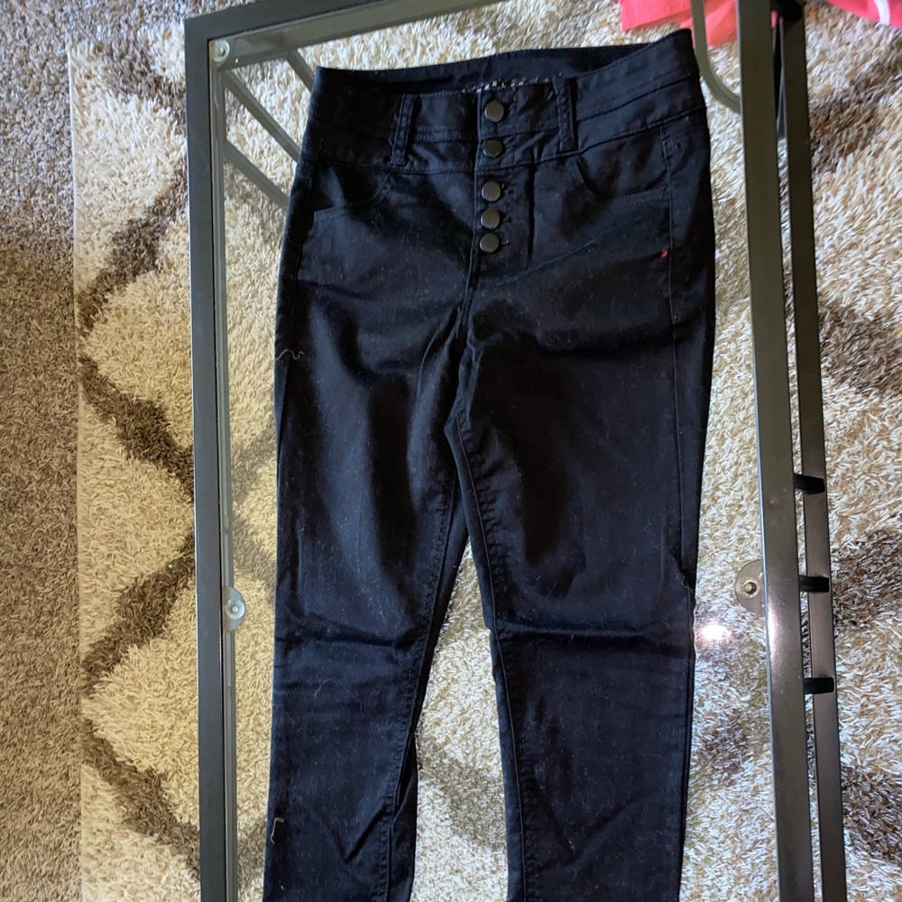 Fuzzy jeans